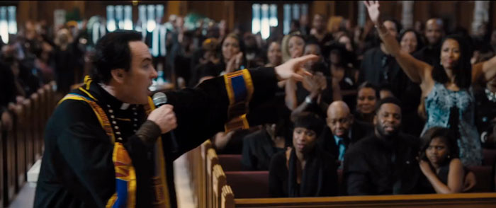 John Cusack preaches in CHI-RAQ.