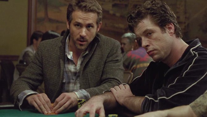 Ryan Reynolds and Ben Mendelsohn in MISSISSIPPI GRIND.