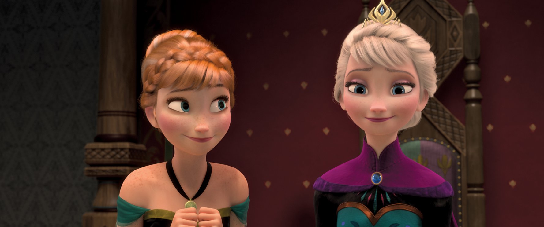 Anna and Elsa in Frozen