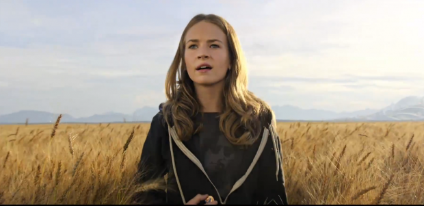 Britt Robertson in TOMORROWLAND.