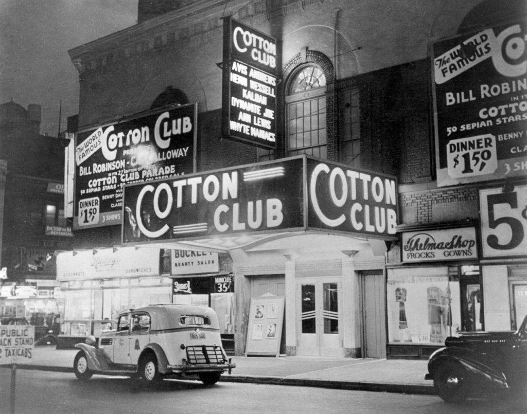 Vintage nightlife scene from the Harlem Renaissance.