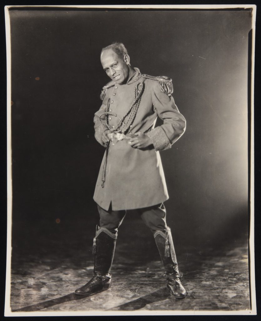 Legendary stage actor Charles Gilpin, who originated the role of Eugene O'Neill's "Emperor Jones" (1920) on Broadway.