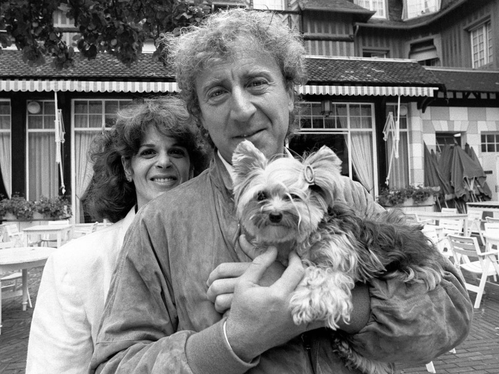 Wilder with his beloved wife Gilda Radner.