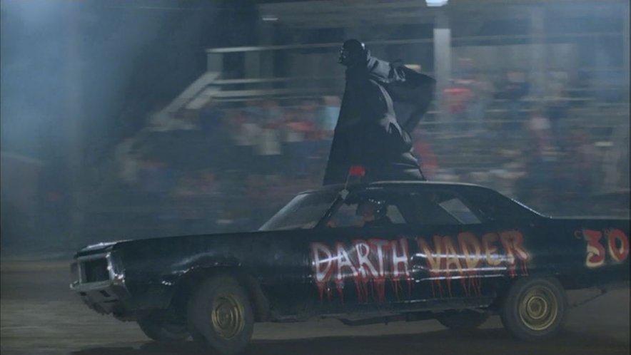 Even the Dark Lord of the Sith makes an appearance at the demolition derby!