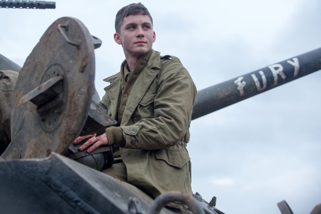 Logan Lerman in FURY.