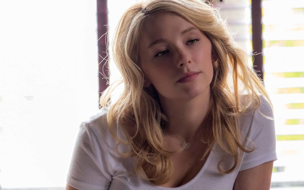 Haley Bennett as Megan in THE GIRL ON THE TRAIN.