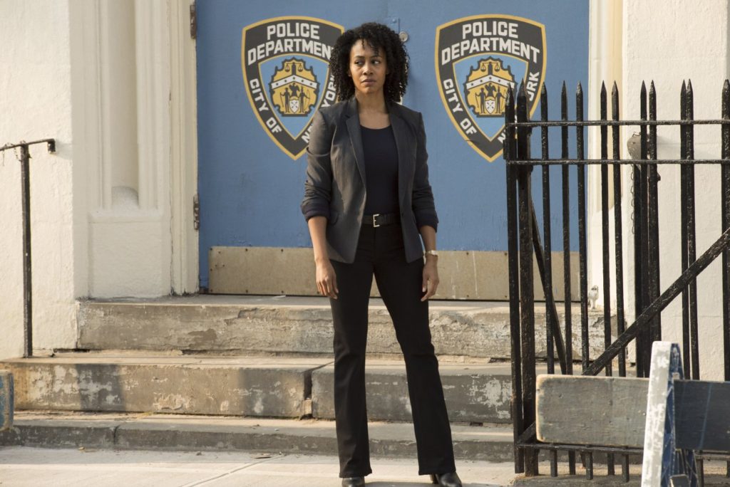 Simone Missick is Misty Knight in LUKE CAGE.