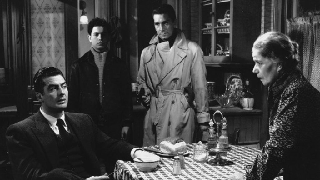 Cry Of The City (1948) | Pers: Victor Mature, Tommy Cook, Richard Conte, Mima Aguglia | Dir: Robert Siodmak | Ref: CRY006AB | Photo Credit: [ The Kobal Collection / 20th Century Fox ] | Editorial use only related to cinema, television and personalities. Not for cover use, advertising or fictional works without specific prior agreement