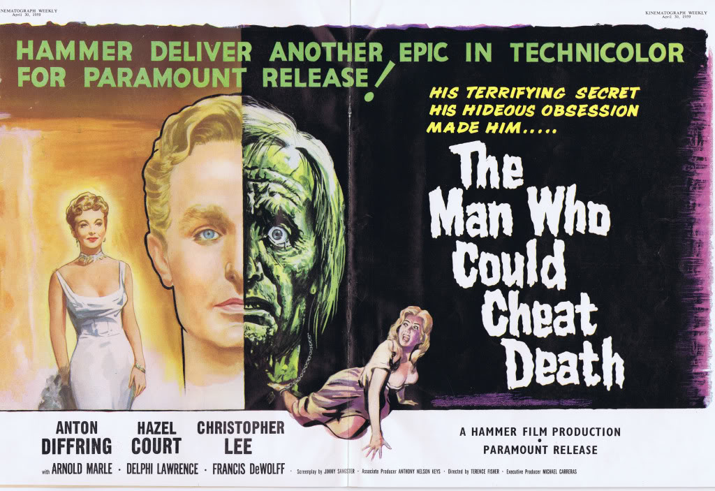 THE MAN WHO COULD CHEAT DEATH (1959) – Blu-Ray Review – ZekeFilm