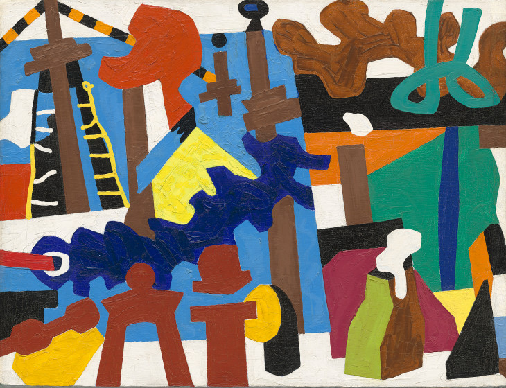 Study for "Swing Landscape" (1937-38) by Stuart Davis