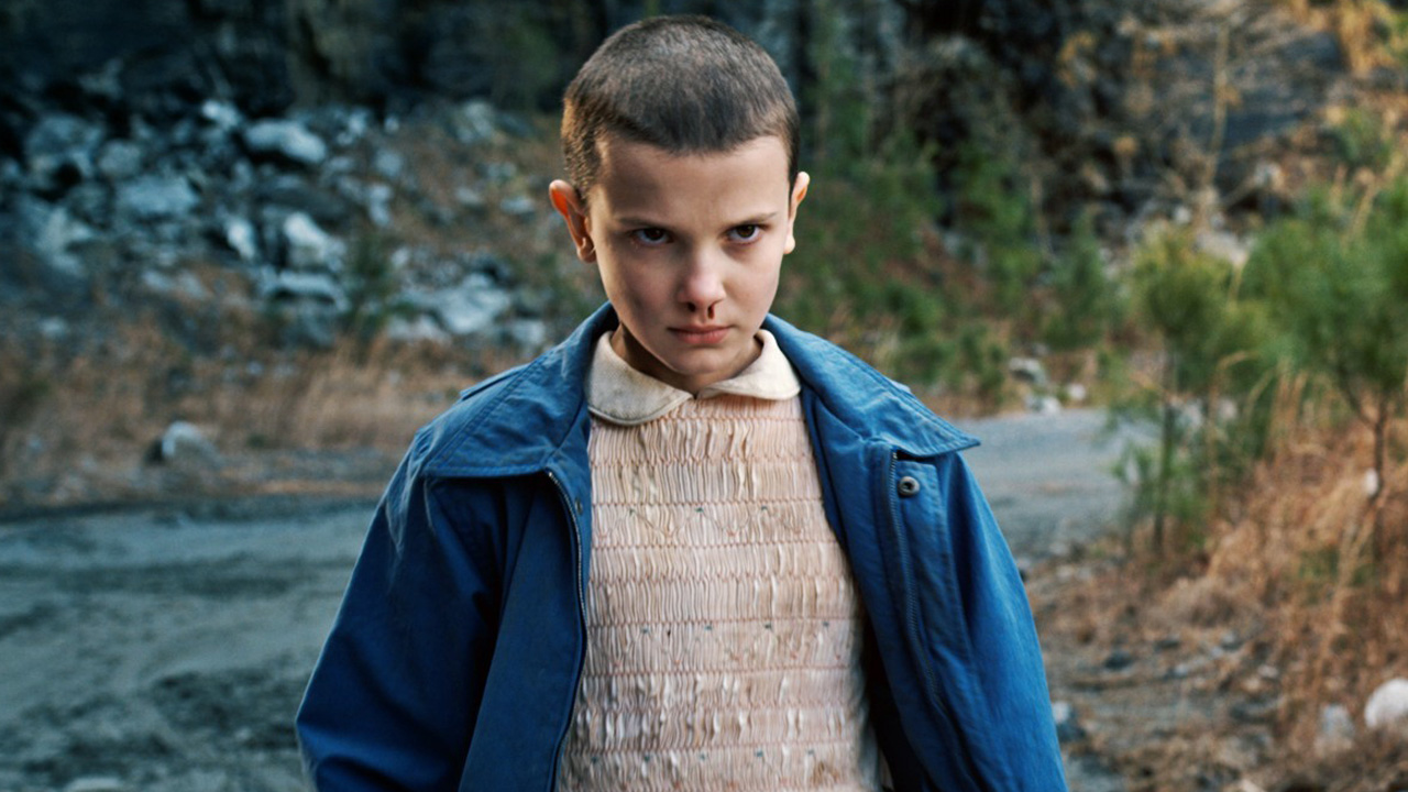 Millie Bobby Brown as Eleven in STRANGER THINGS (2016)