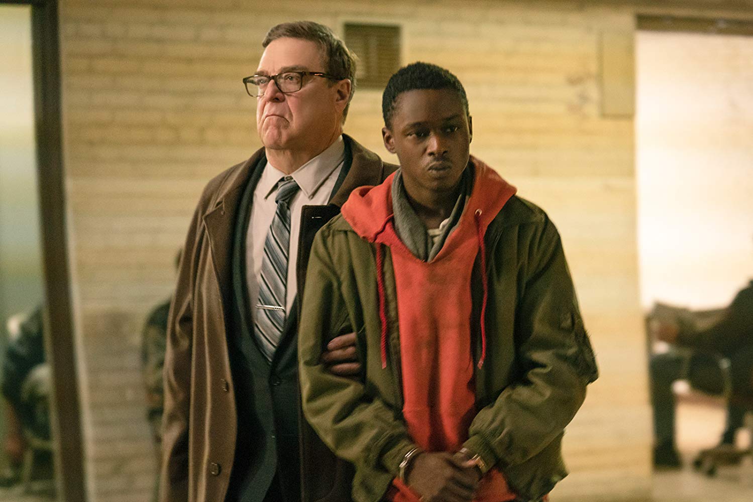 John Goodman and Ashton Sanders in CAPTIVE STATE (2019)