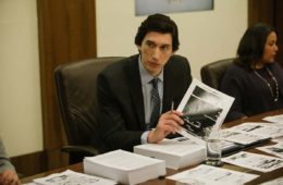 Adam Driver as Dan Jones reviewing the torture report in THE REPORT (2019)