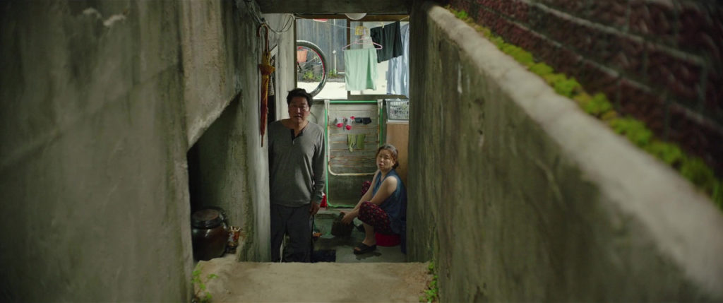 Song Kang Ho and Chang Hyae Jin in PARASITE (2019)