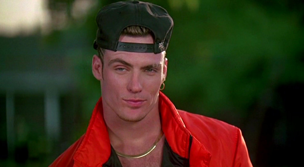 Vanilla Ice smirks in COOL AS ICE (1991)