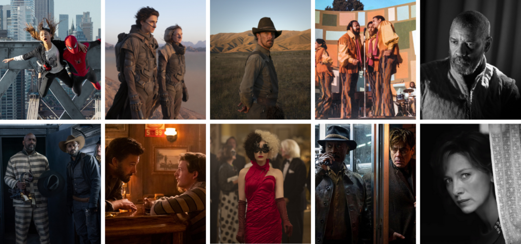 More of the Best Films of 2021, including SPIDER-MAN: NO WAY HOME, DUNE, THE POWER OF THE DOG, SUMMER OF SOUL, THE TRAGEDY OF MACBETH, THE HARDER THEY FALL, THE TENDER BAR, CRUELLA, NO SUDDEN MOVE, and BELFAST