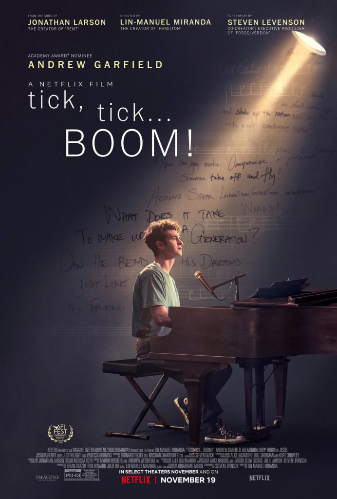 Poster for tick, tick...BOOM! (2021)