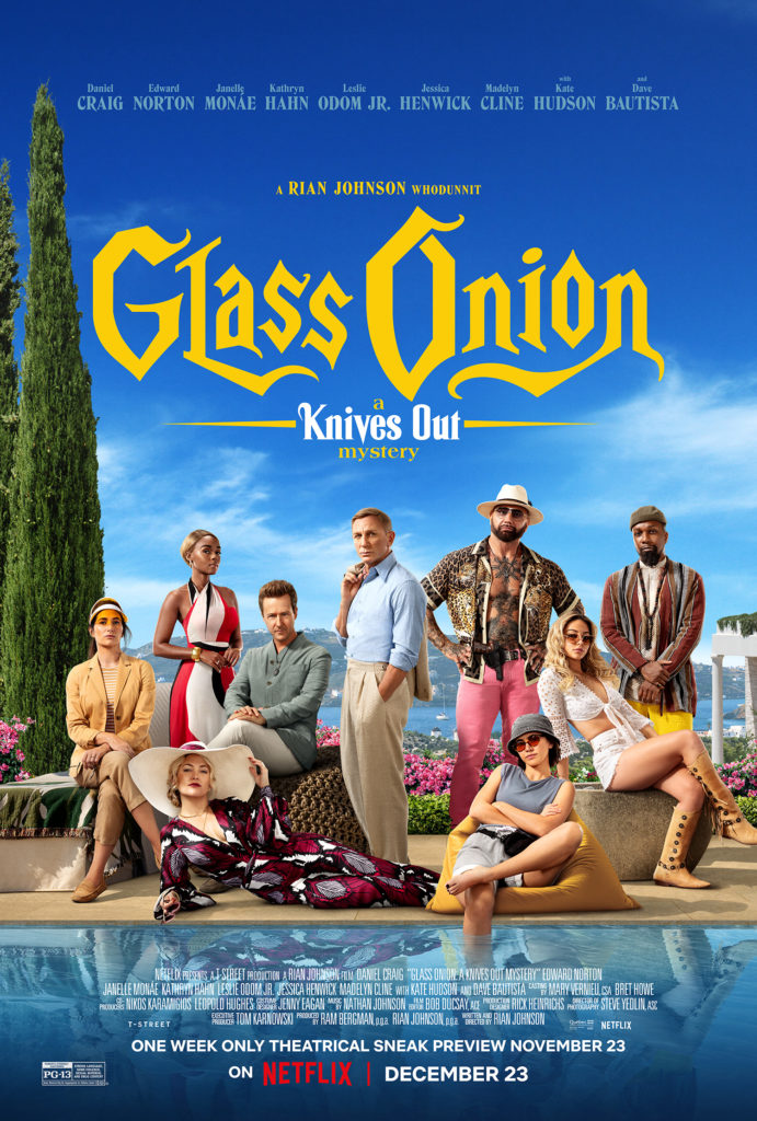 Poster for GLASS ONION: A KNIVES OUT MYSTERY (2022)
