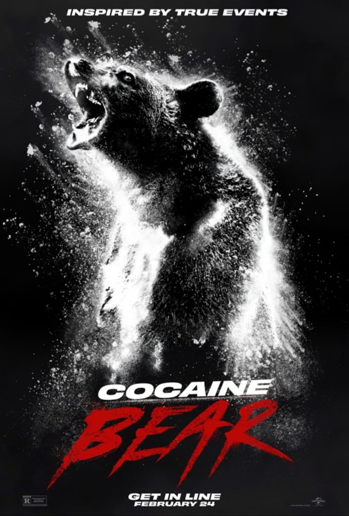 Poster for COCAINE BEAR (2023)