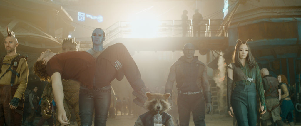 The cast of GUARDIANS OF THE GALAXY VOL. 3