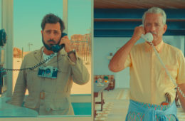 (L to R) Jake Ryan as "Woodrow", Jason Schwartzman as "Augie Steenbeck" and Tom Hanks as "Stanley Zak" in writer/director Wes Anderson's ASTEROID CITY, a Focus Features release. Credit: Courtesy of Pop. 87 Productions/Focus Features