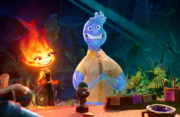 ELEMENTAL, Disney and Pixar’s all-new, original feature film releasing June 16, 2023, features the voices of Leah Lewis and Mamoudou Athie as Ember and Wade, respectively. In a city where fire-, water-, land-, and air-residents live together, this fiery young woman and go-with-the-flow guy are about to discover something elemental: how much they actually have in common. “Elemental” is directed by Peter Sohn and produced by Denise Ream. © 2022 Disney/Pixar. All Rights Reserved.