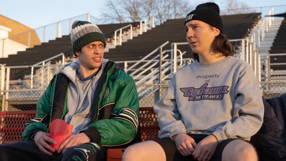 Pete Davidson and Paul Dano in DUMB MONEY (2023)