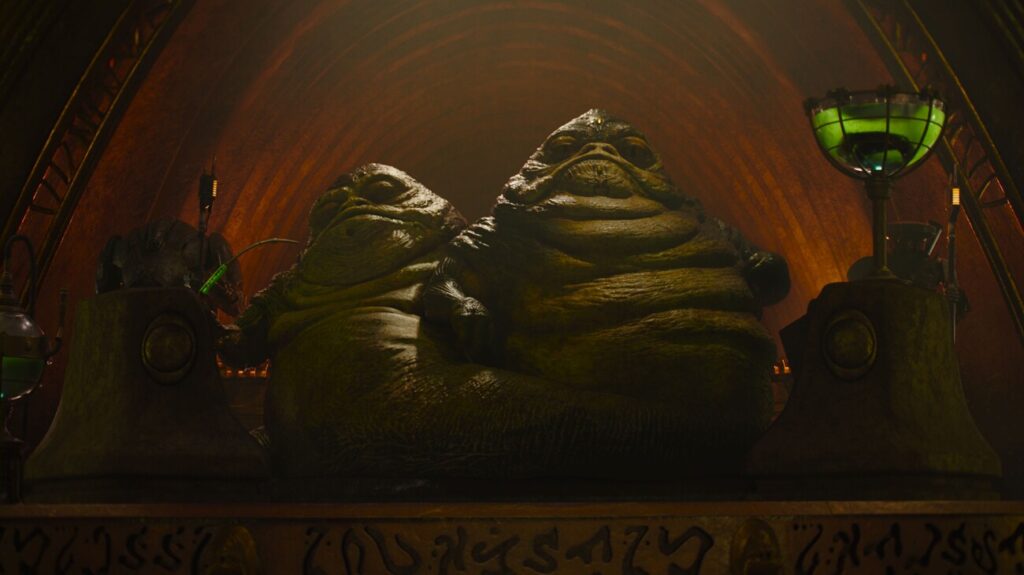 The twin Hutts in STAR WARS: THE MANDALORIAN AND GROGU (2026)